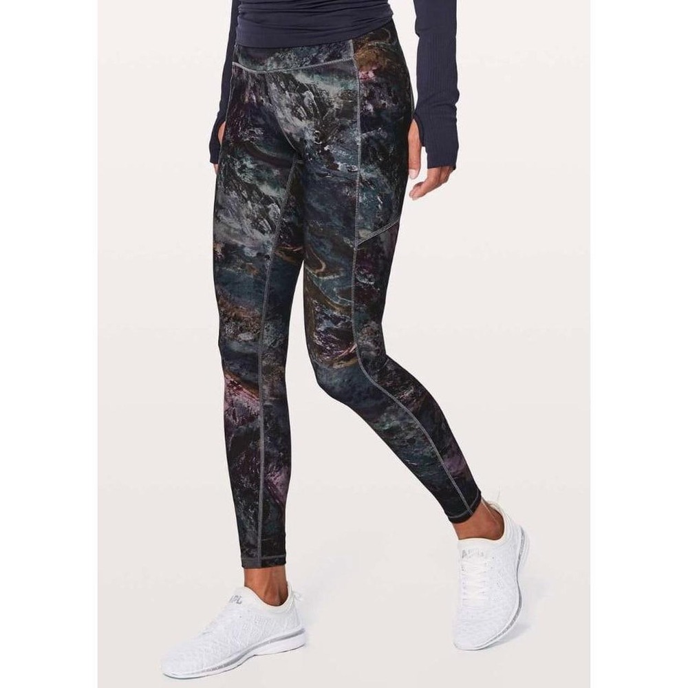 Lululemon Speed Up Tight *Full-On Luxtreme 28" Radiant Multi Size 4 EUC